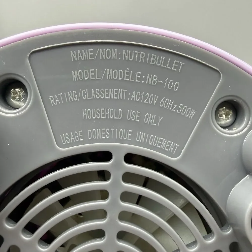 Nutribullet Blender NB-100 Purple